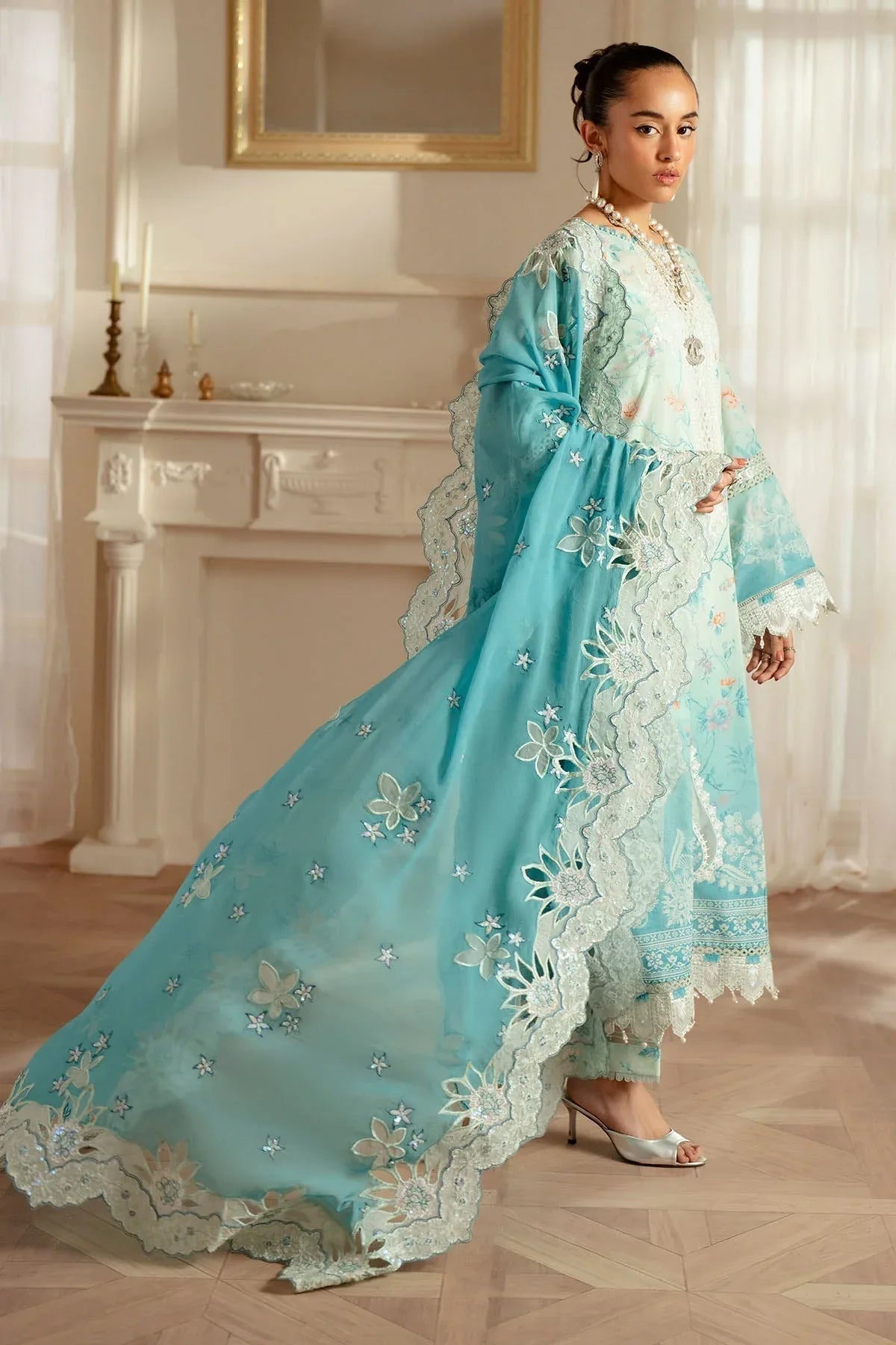 Nureh | Feya Eid Lawn | FE-06 - Aqsa Fabrics