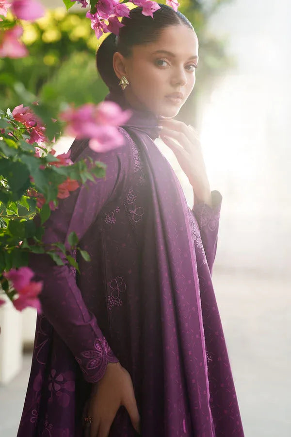 Farasha | Meline Premium Viscose 25 | Wild Plum - Aqsa Fabrics