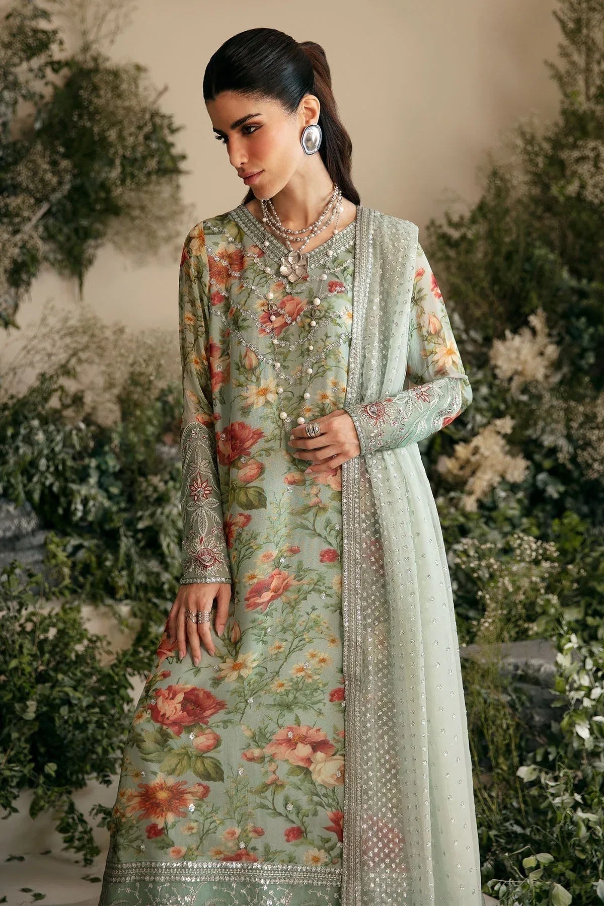 Nureh | Amaya Formals | AM-02 - Aqsa Fabrics