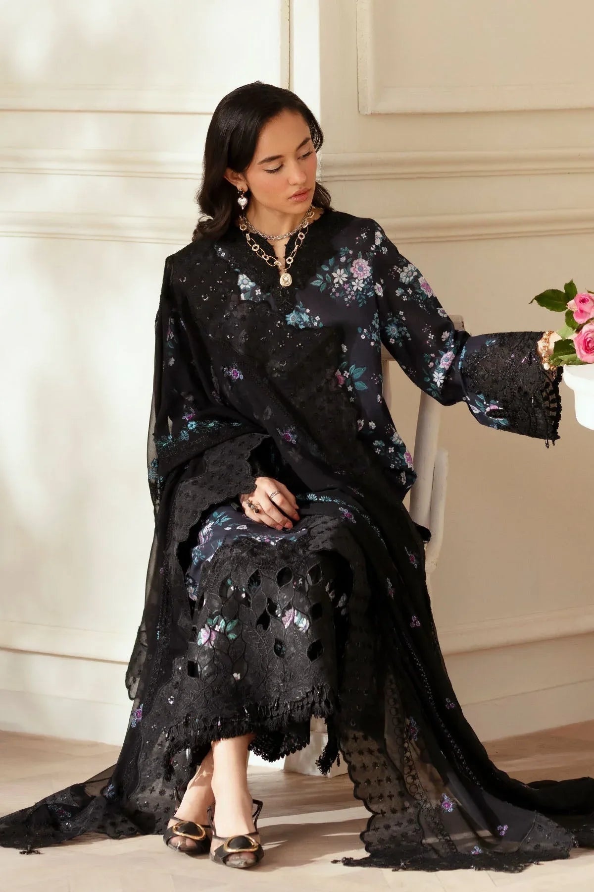 Nureh | Feya Eid Lawn | FE-04 - Aqsa Fabrics