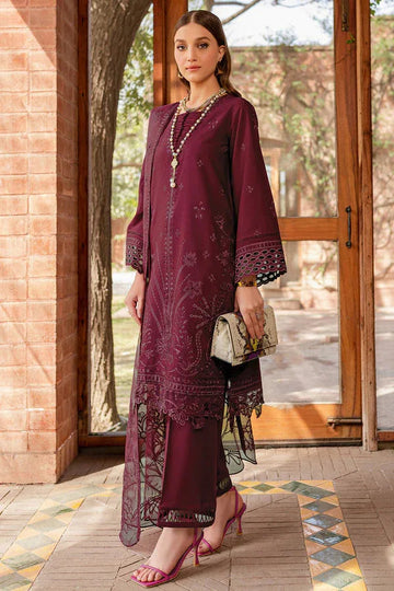 Farasha | Summer Weaves Embroidered Lawn | Zella - Aqsa Fabrics