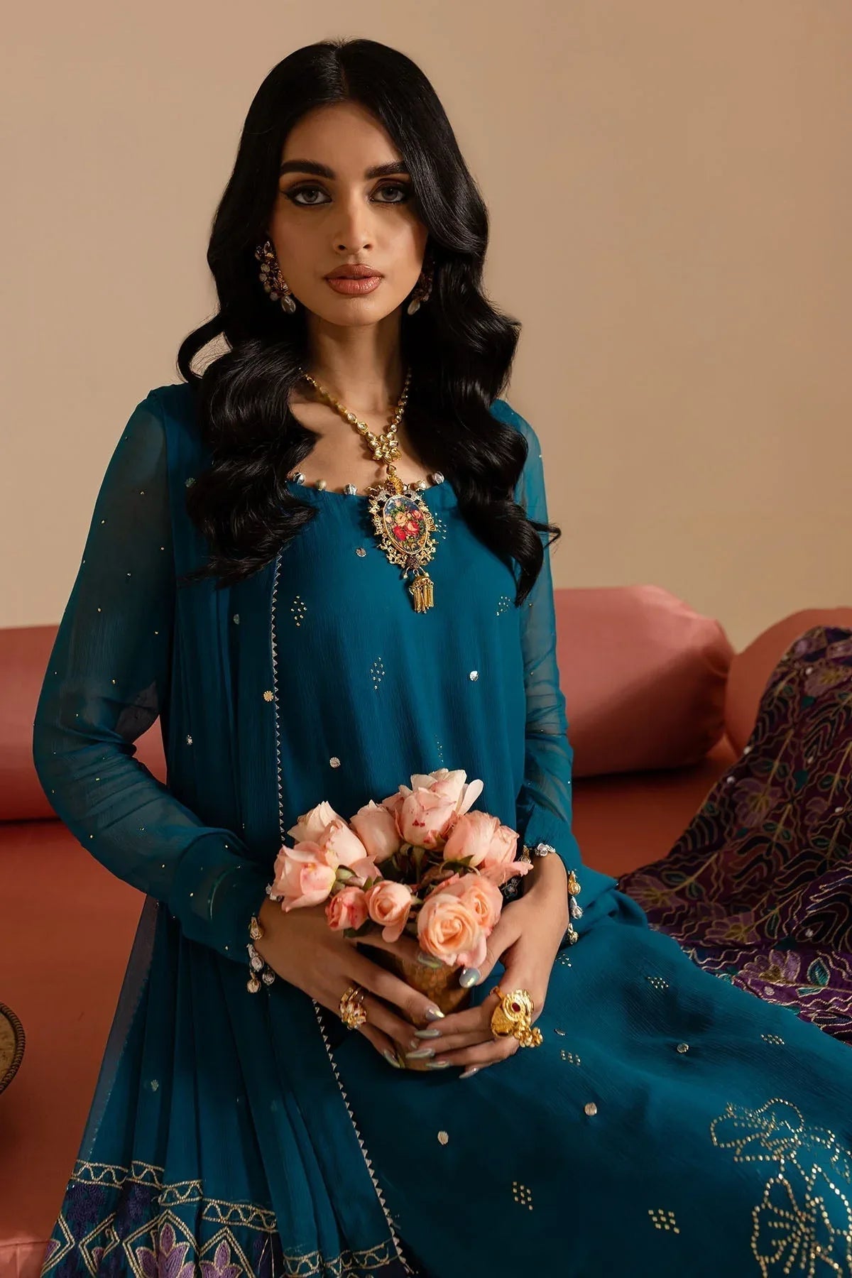 Nureh | Mukeshkari Formals | MK-10 - Aqsa Fabrics