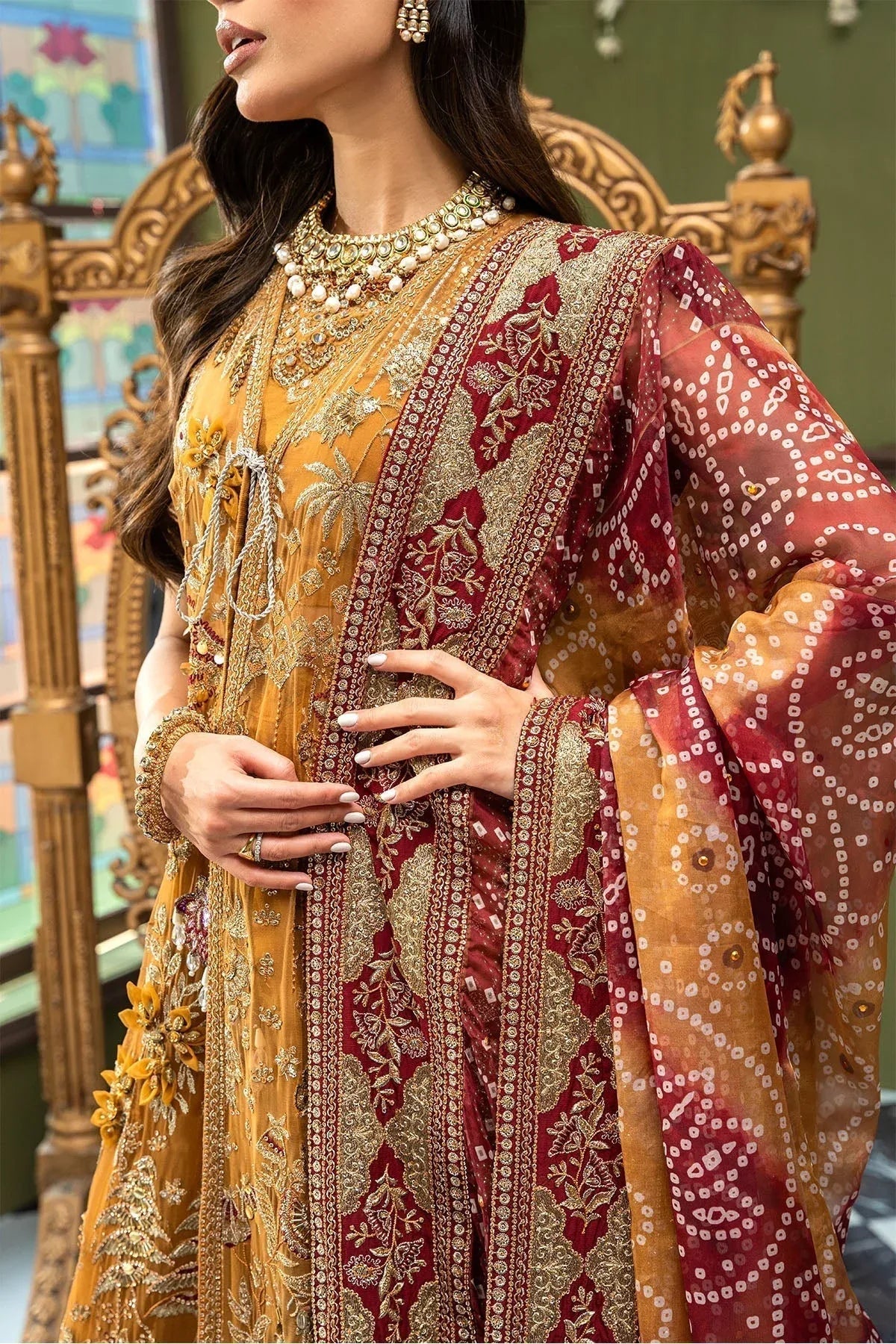 Nureh | Jhoomro Wedding Formals | NL-52 - ZAWIYA - Aqsa Fabrics