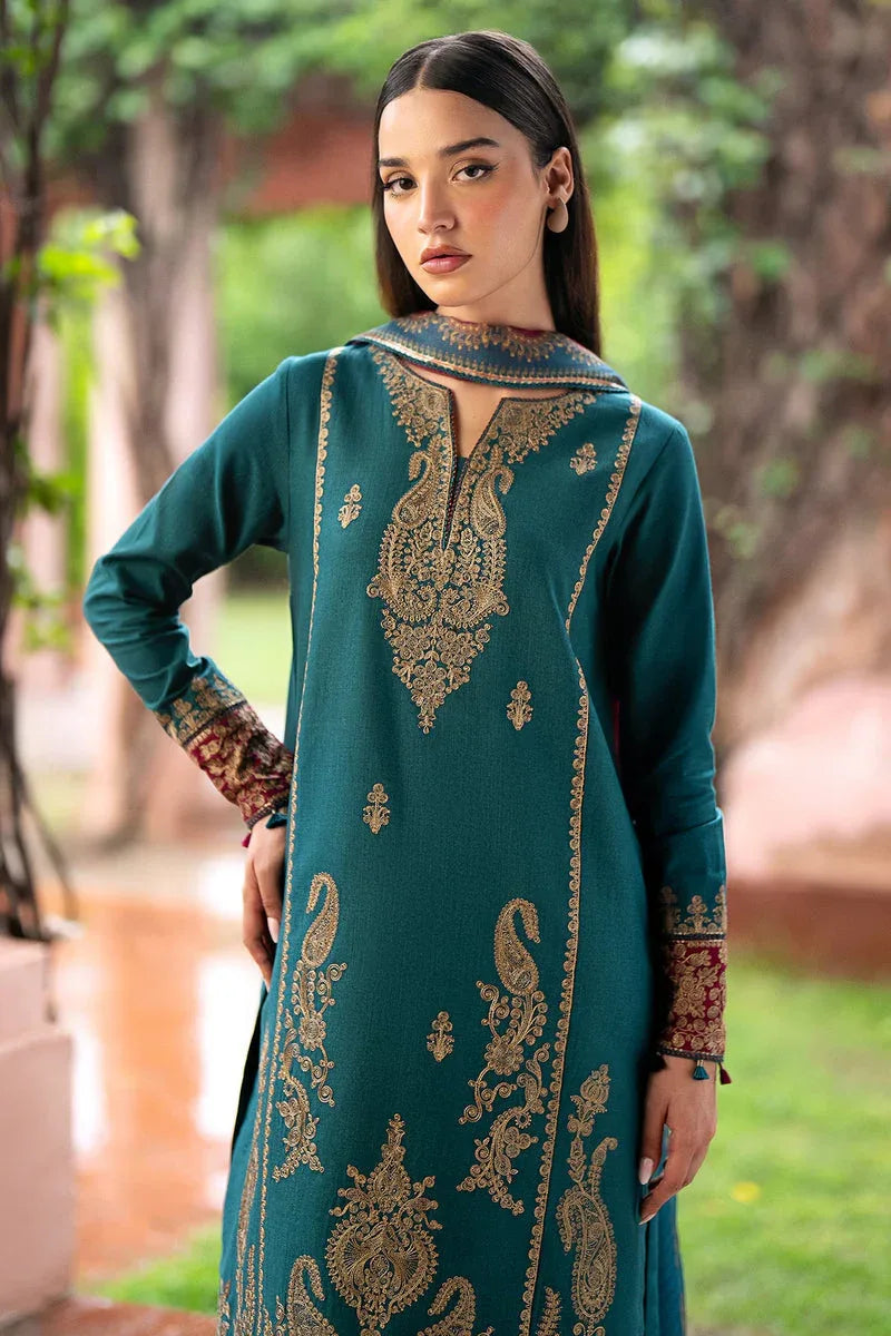 Jazmin | Winter Edition 24 | KHADDAR UW-0070 - Aqsa Fabrics