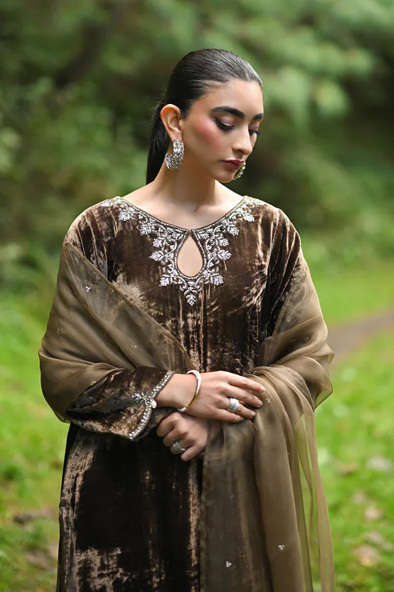 Hue Pret | Farasha Luxury Winter | Baran - Aqsa Fabrics
