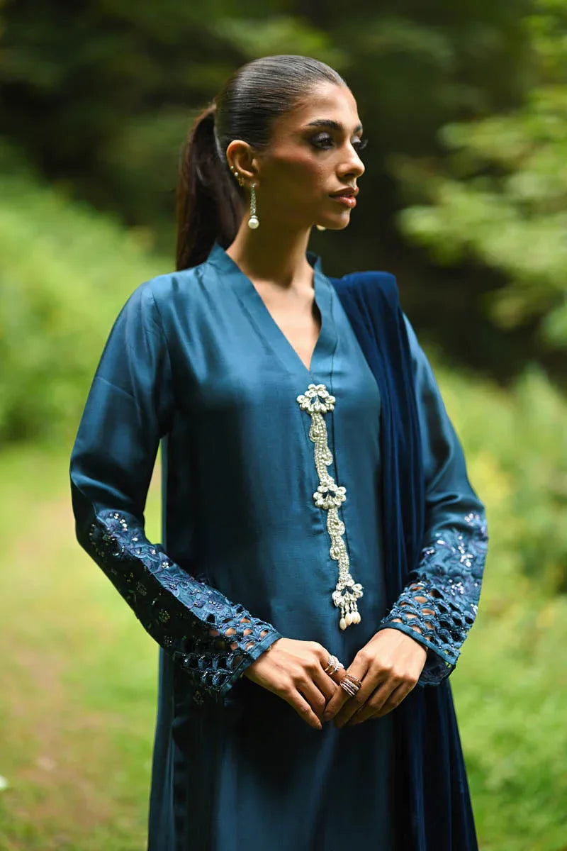 Hue Pret | Farasha Luxury Winter | Mina - Aqsa Fabrics
