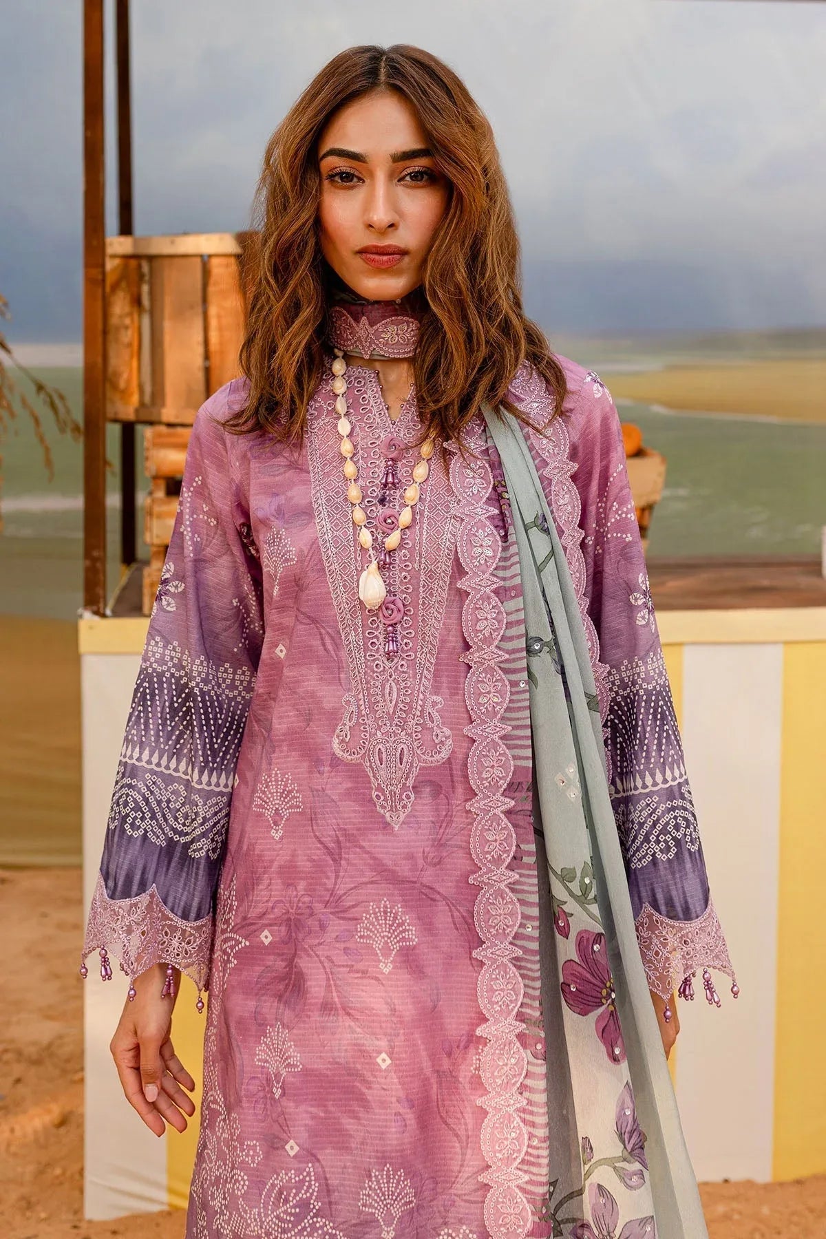 Nureh | Gardenia Lawn 25 | NSG-180 - Aqsa Fabrics