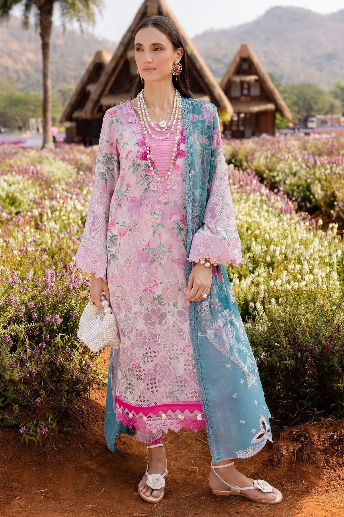 Nureh | Bloom 25 |BL-01 - Aqsa Fabrics