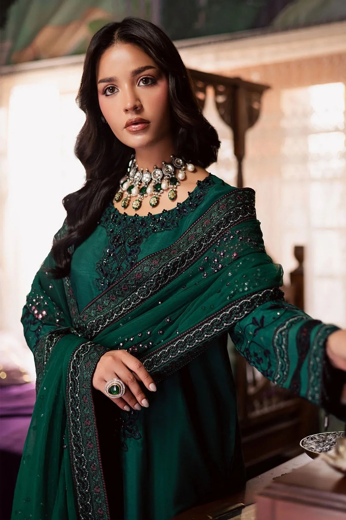 Nureh | Nur Mahal | NE-196 - Aqsa Fabrics