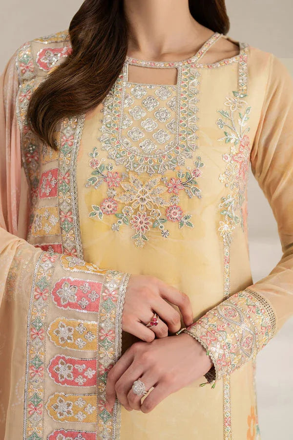 Farasha | Fiorella Formals | Floral Ray - Aqsa Fabrics