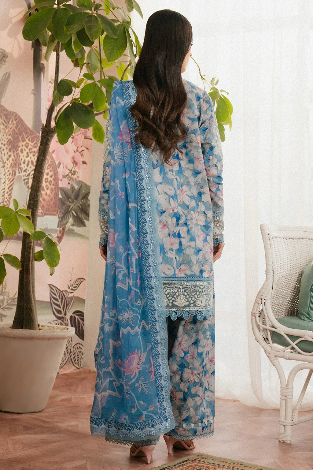 Ayzel | Armelia Printed Lawn 25 | Scilla - Aqsa Fabrics