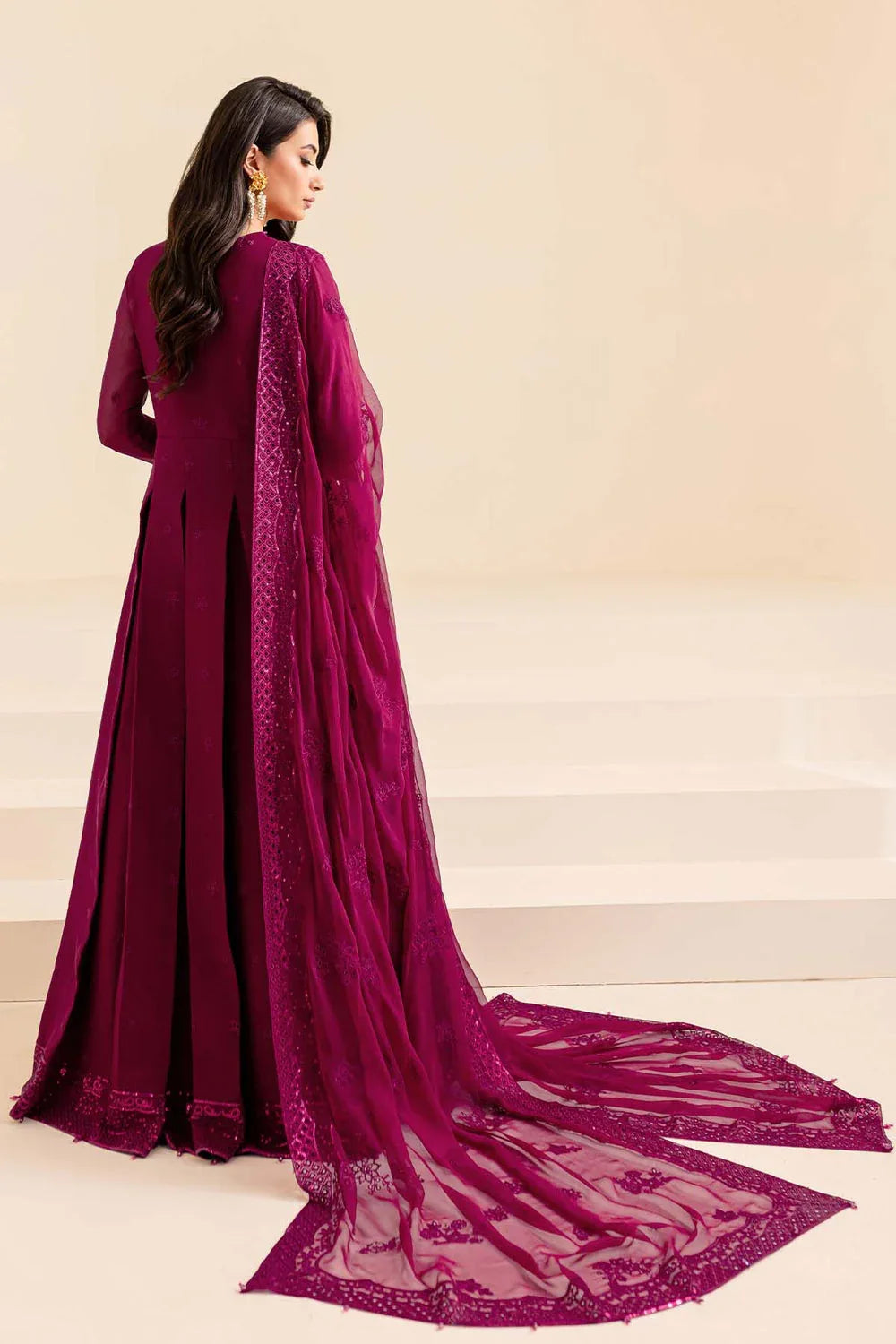Farasha | Lumiere Formals | Mystic Mauve - Aqsa Fabrics