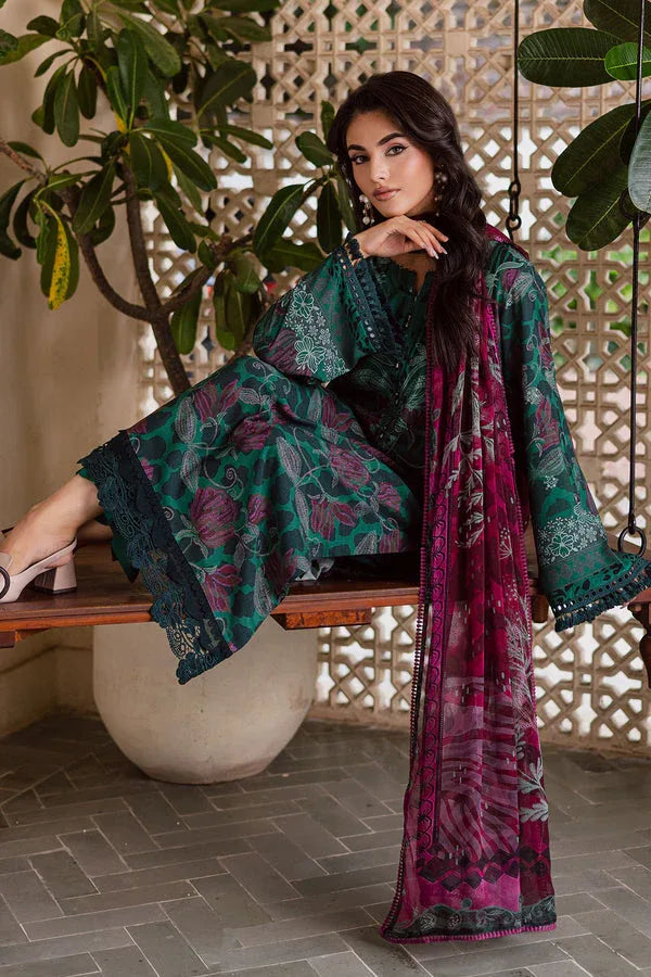 Nureh | Signature Printed Linen | SP-163 - Aqsa Fabrics