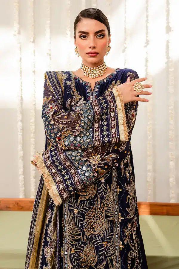 Nureh | Wedding Formals 23 | SELEIN - Aqsa Fabrics