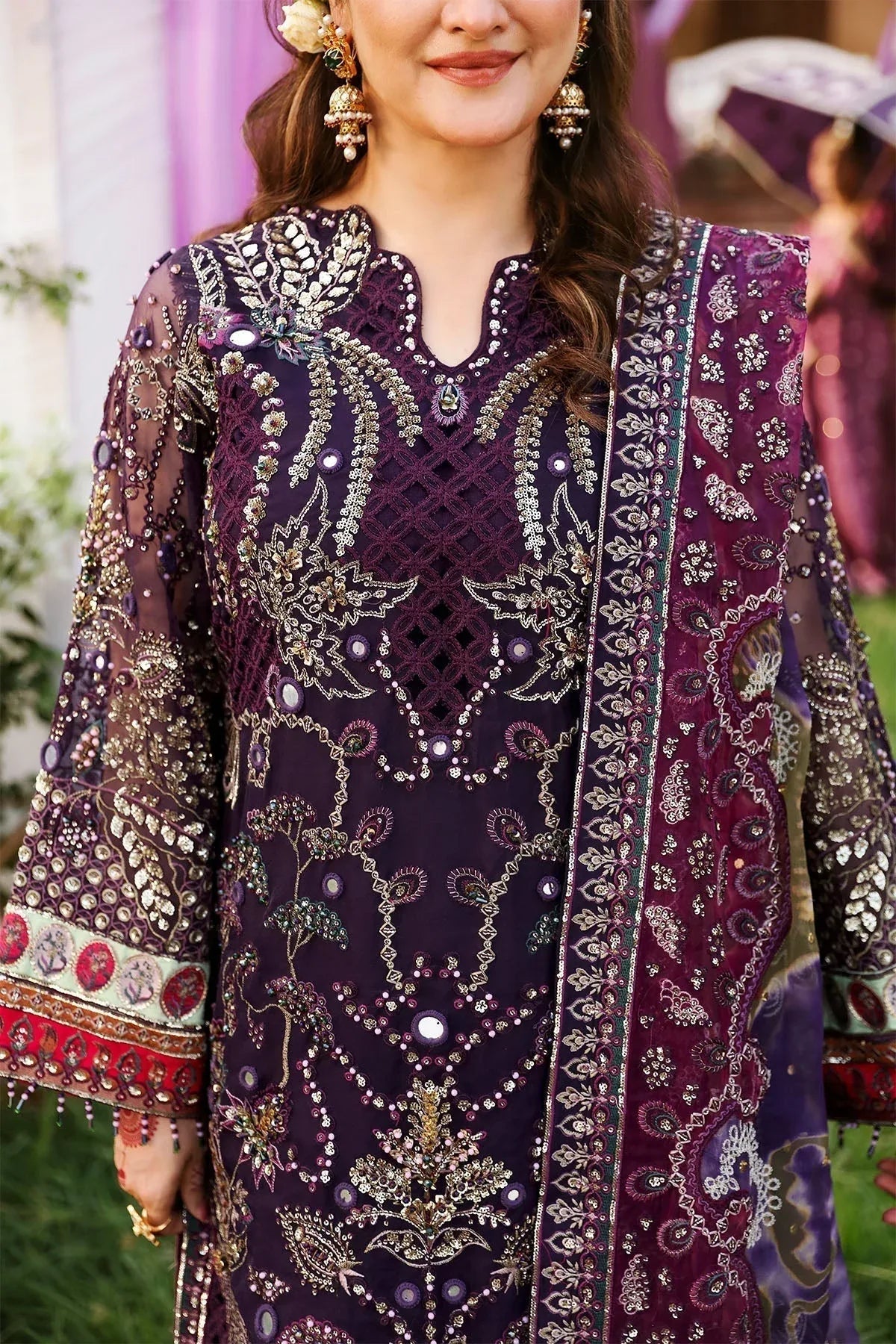Nureh | Jhoomro Wedding Formals | NL-70 JAHAN - Aqsa Fabrics