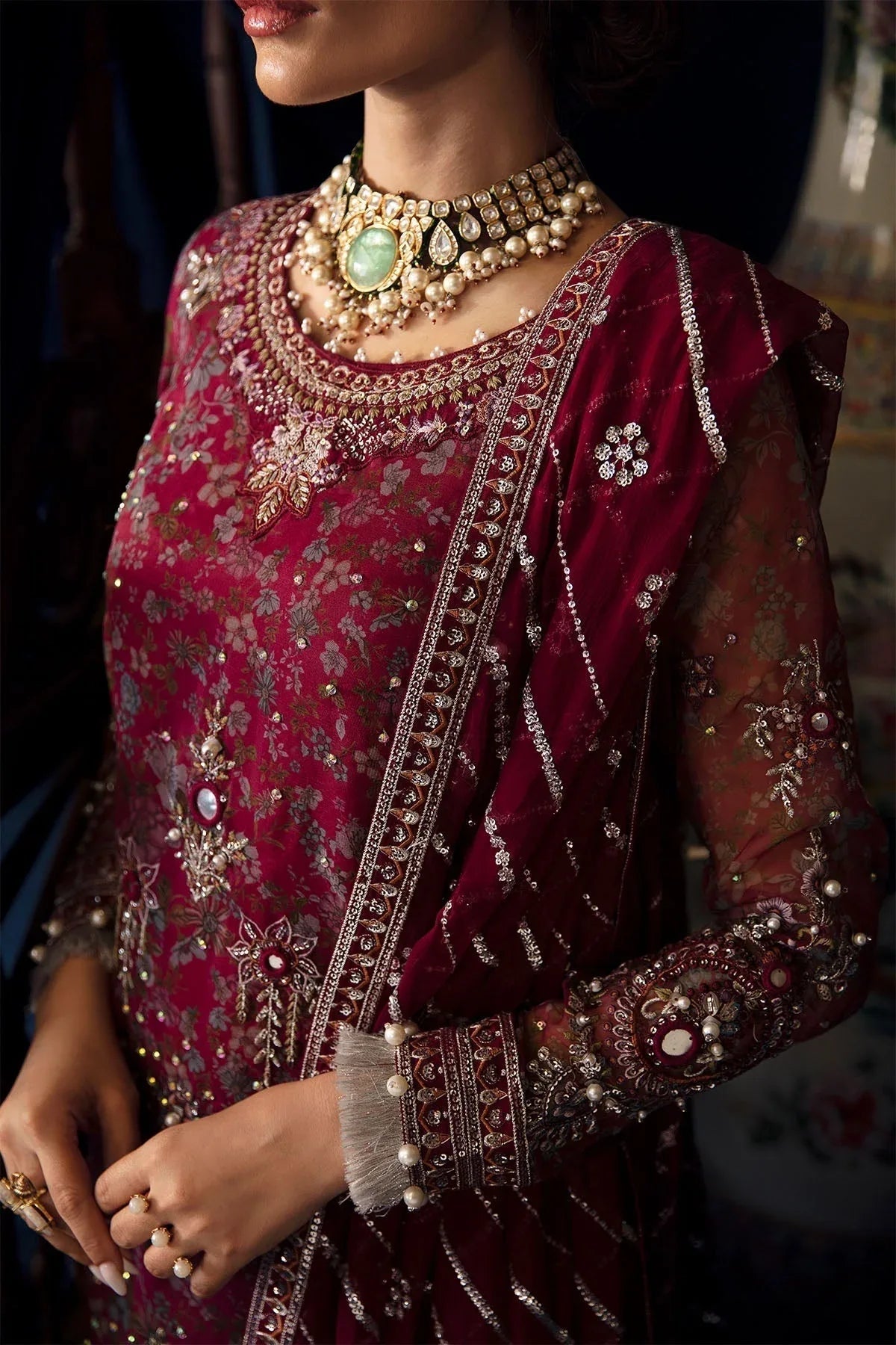 Nureh | Elanora Formal 24 | NEL-49-Starla - Aqsa Fabrics