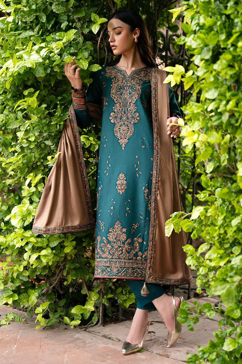 Jazmin | Winter Edition 24 | KHADDAR UW-0060 - Aqsa Fabrics