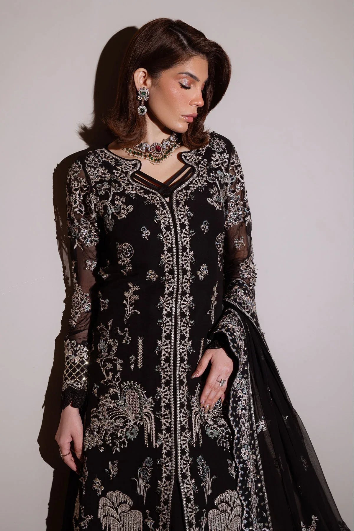 Nureh | Elaya Formals | NEL-89 - Aqsa Fabrics