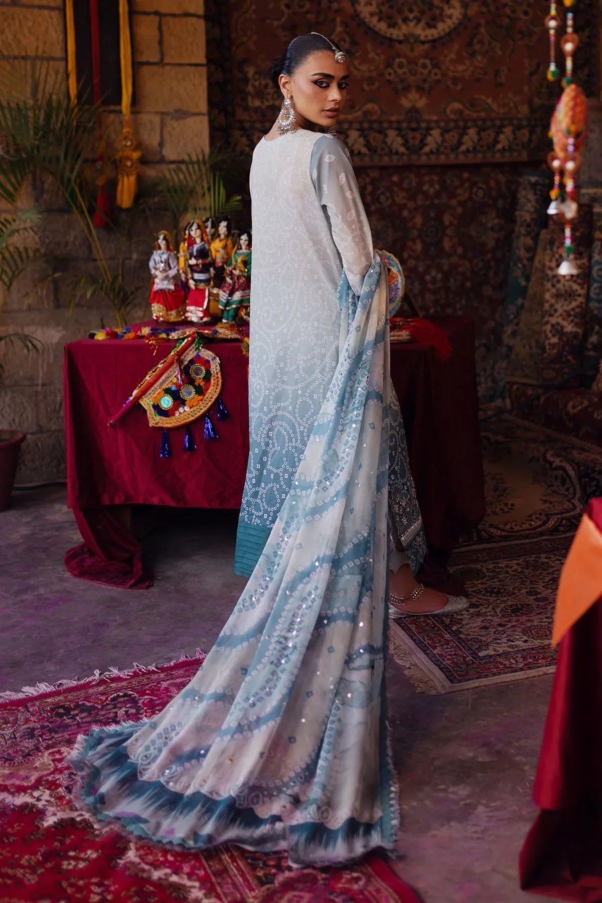 Nureh | Bazaar Lawn | NS-130 - Aqsa Fabrics