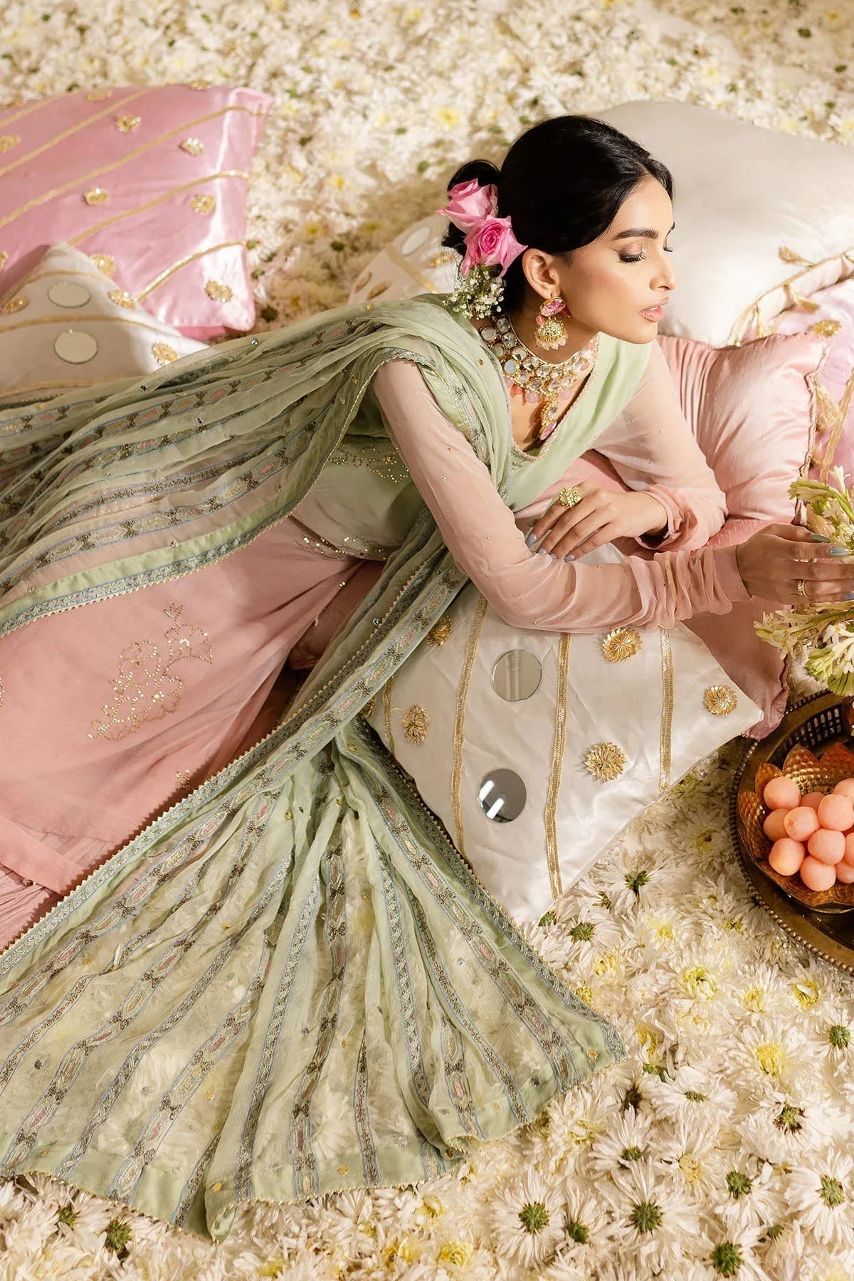 Nureh | Mukeshkari Formals | MK-07 - Aqsa Fabrics