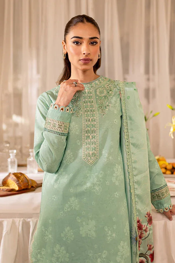 Farasha | Seraya Lawn 24 | SAGE - Aqsa Fabrics