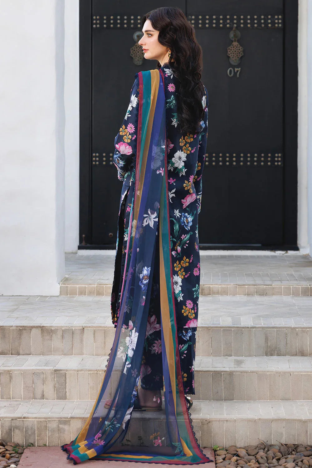 Farasha | Printed Essentials | Floral Stardust - Aqsa Fabrics