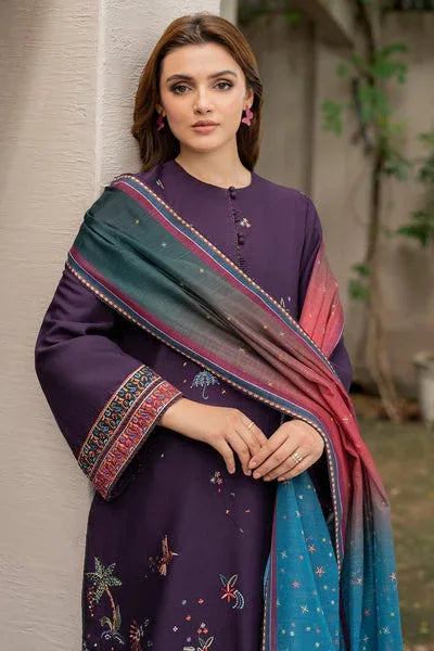 Jazmin | Winter Edition 24 | KHADDAR UW-0050 - Aqsa Fabrics