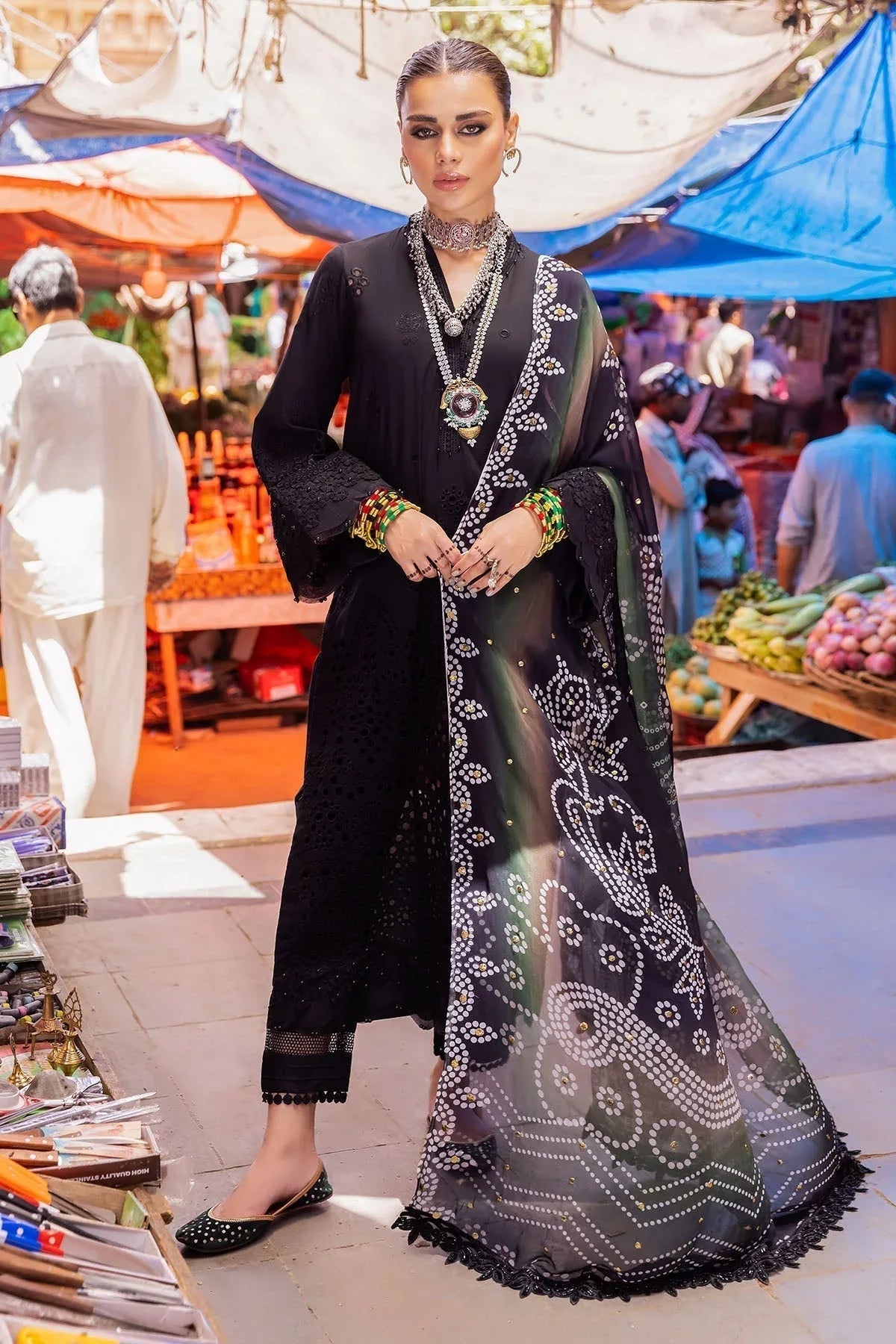 Nureh | Bazaar Lawn | NDS-89 - Aqsa Fabrics