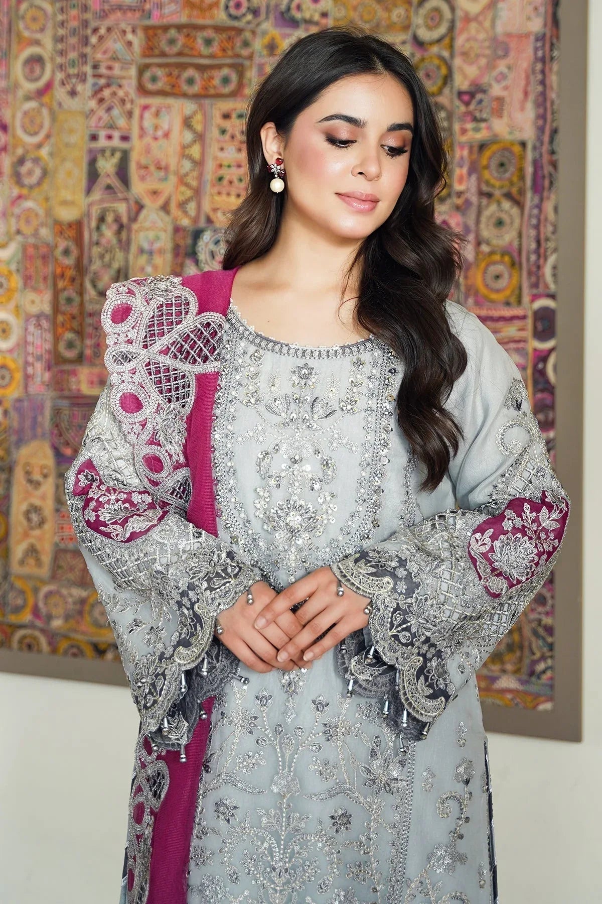 Imrozia Premium | Meeras Luxury Eid 25 | I-228 ZAREEN - Aqsa Fabrics