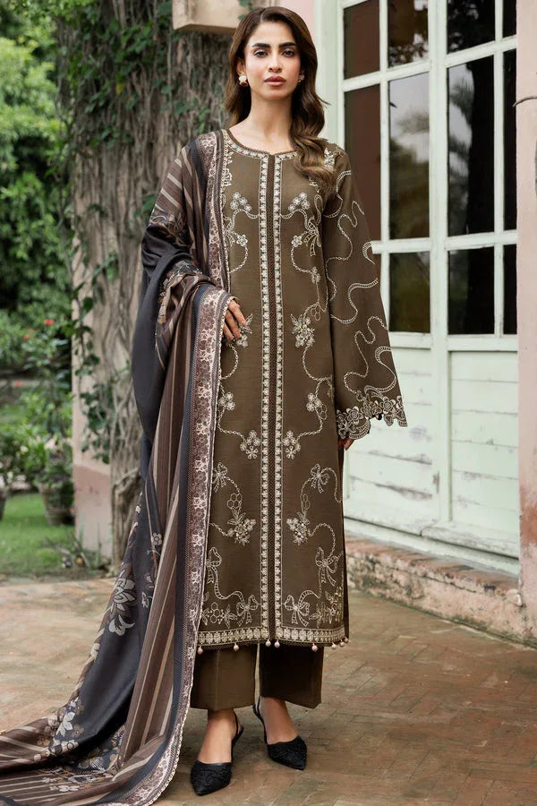 Farasha | Eminence Khaddar 25 | Stonepetal - Aqsa Fabrics