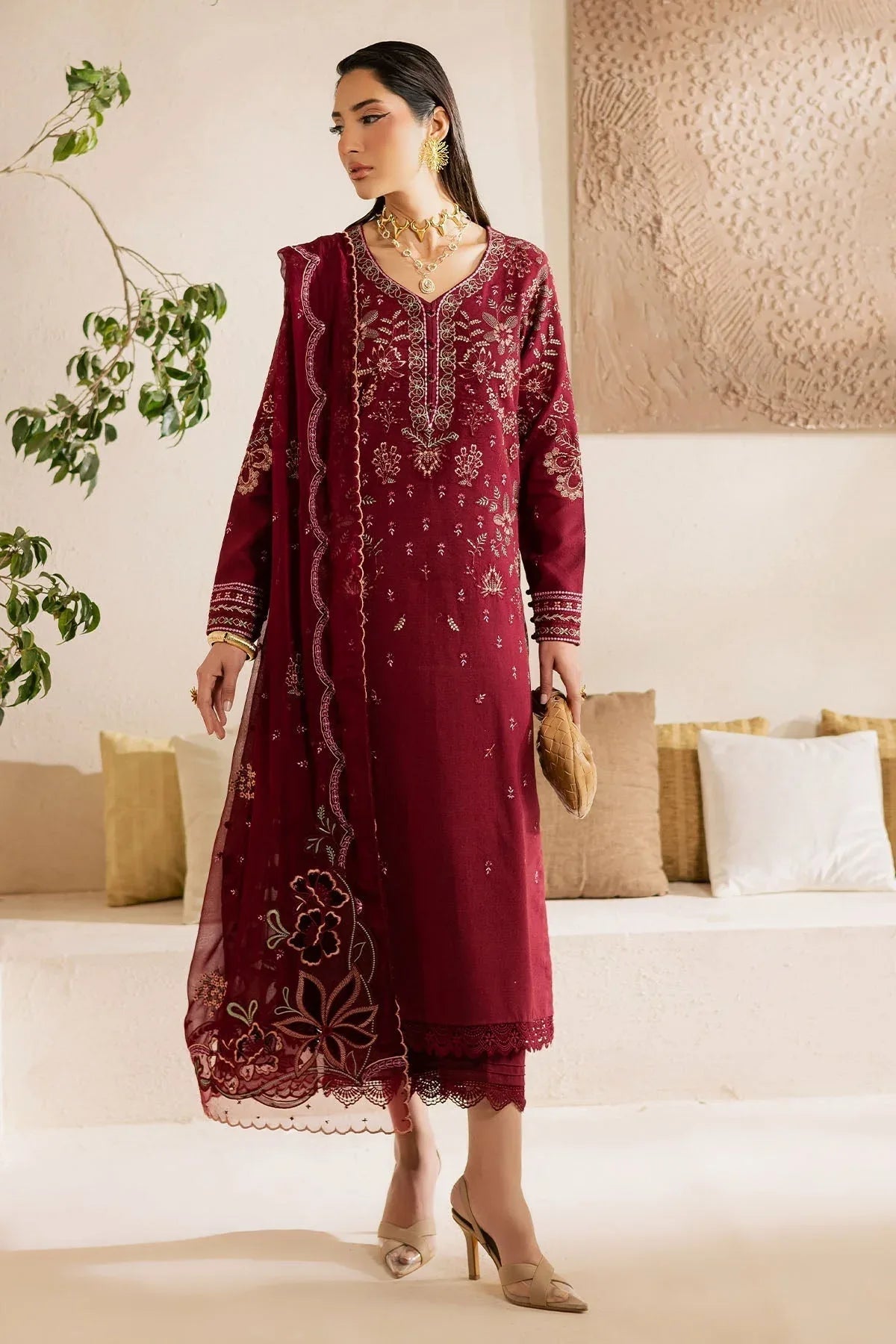 Nureh | Karandi Collection | NE-219 - Aqsa Fabrics