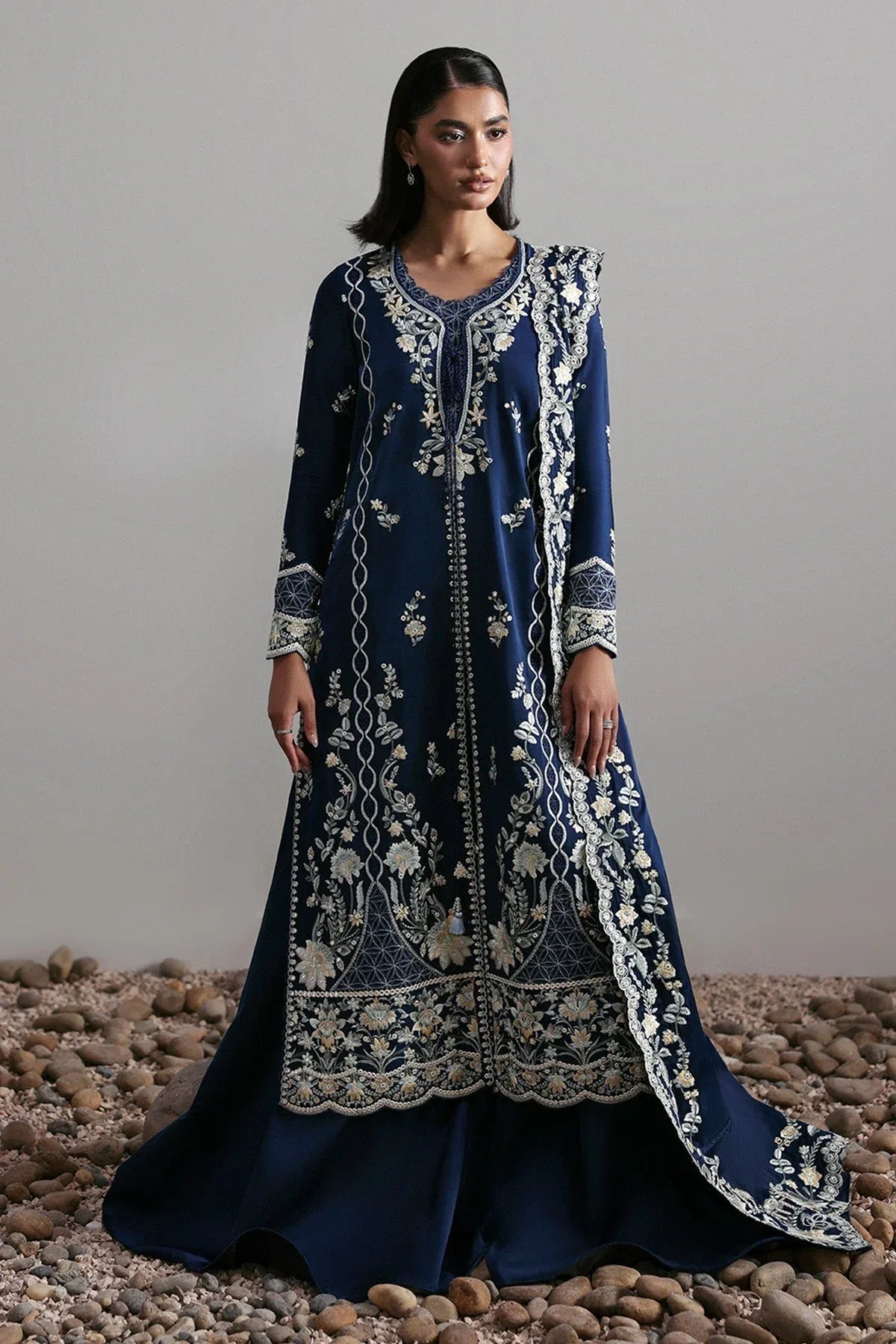 Afrozeh | Slate Ready to Wear | Alara - Aqsa Fabrics