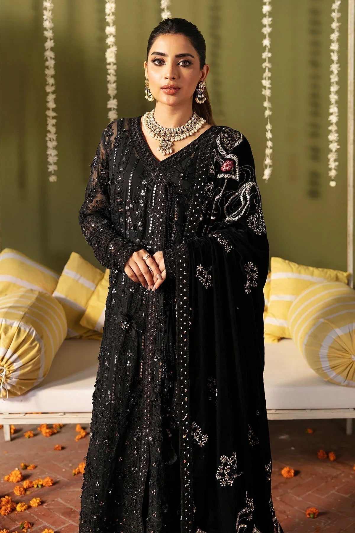 Nureh | Jhoomro Wedding Formals |NL-57 - LIBAS-E-KHAS - Aqsa Fabrics