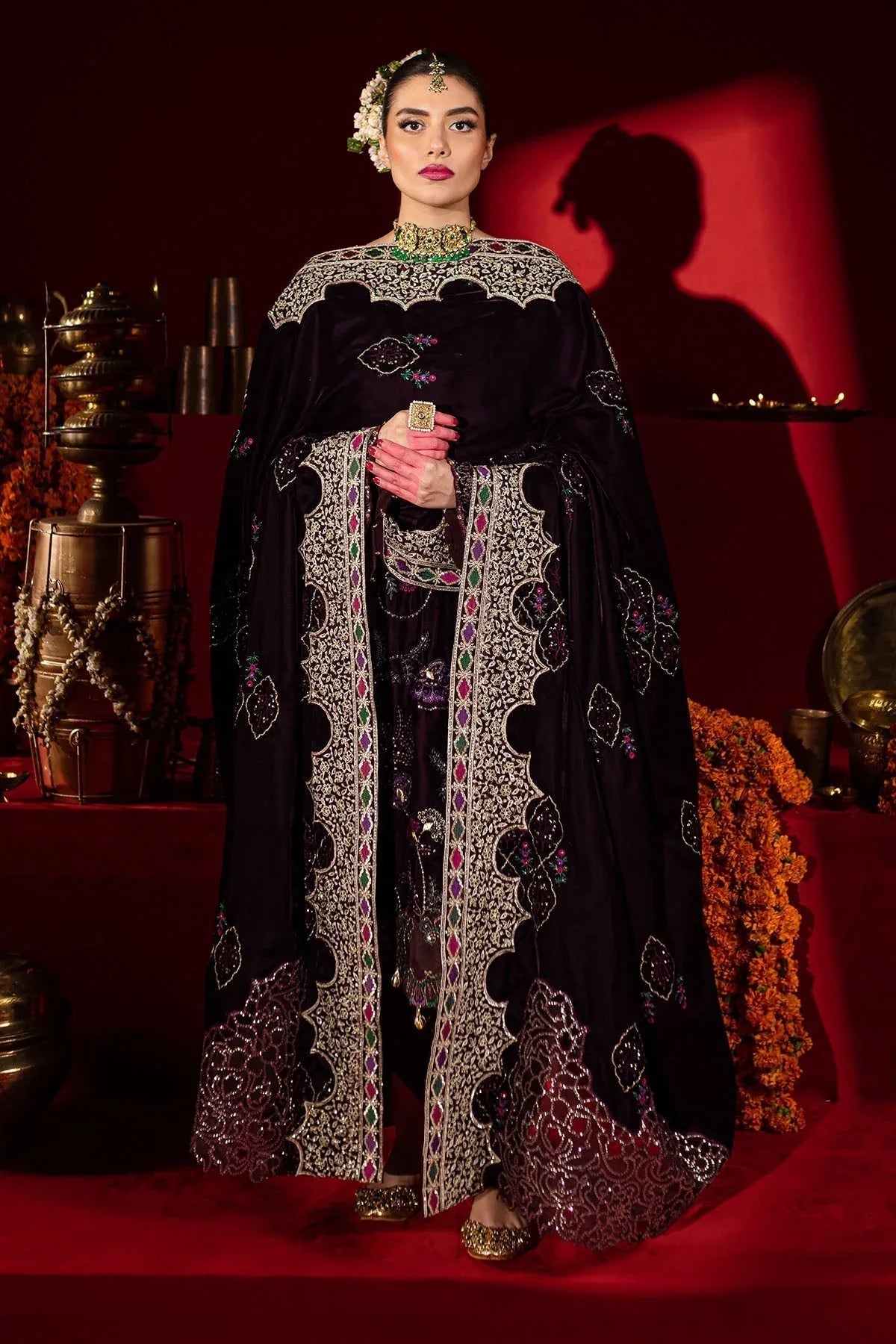 Nureh | Maya Velvet | NW-91 - Aqsa Fabrics
