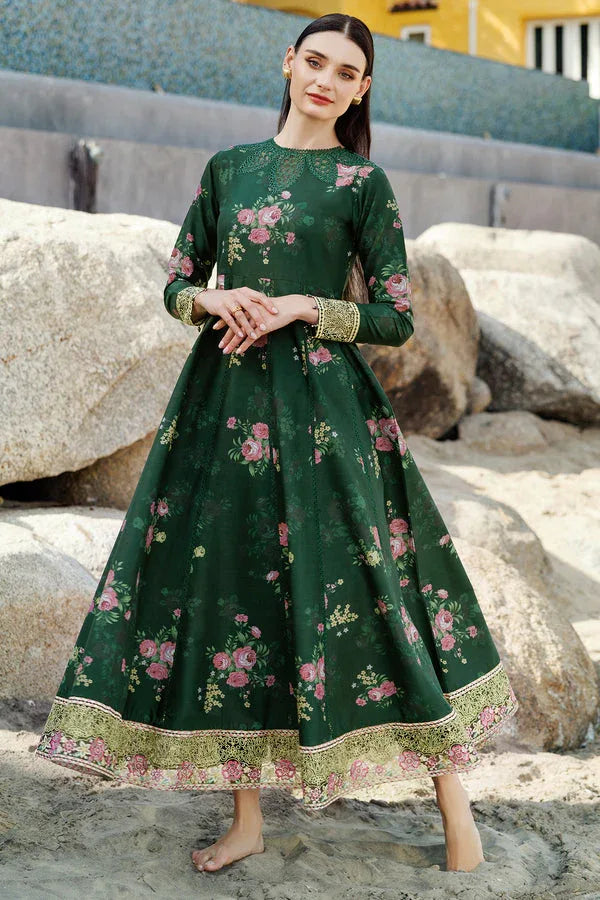 Farasha | Printed Essentials | Mystic Pine - Aqsa Fabrics