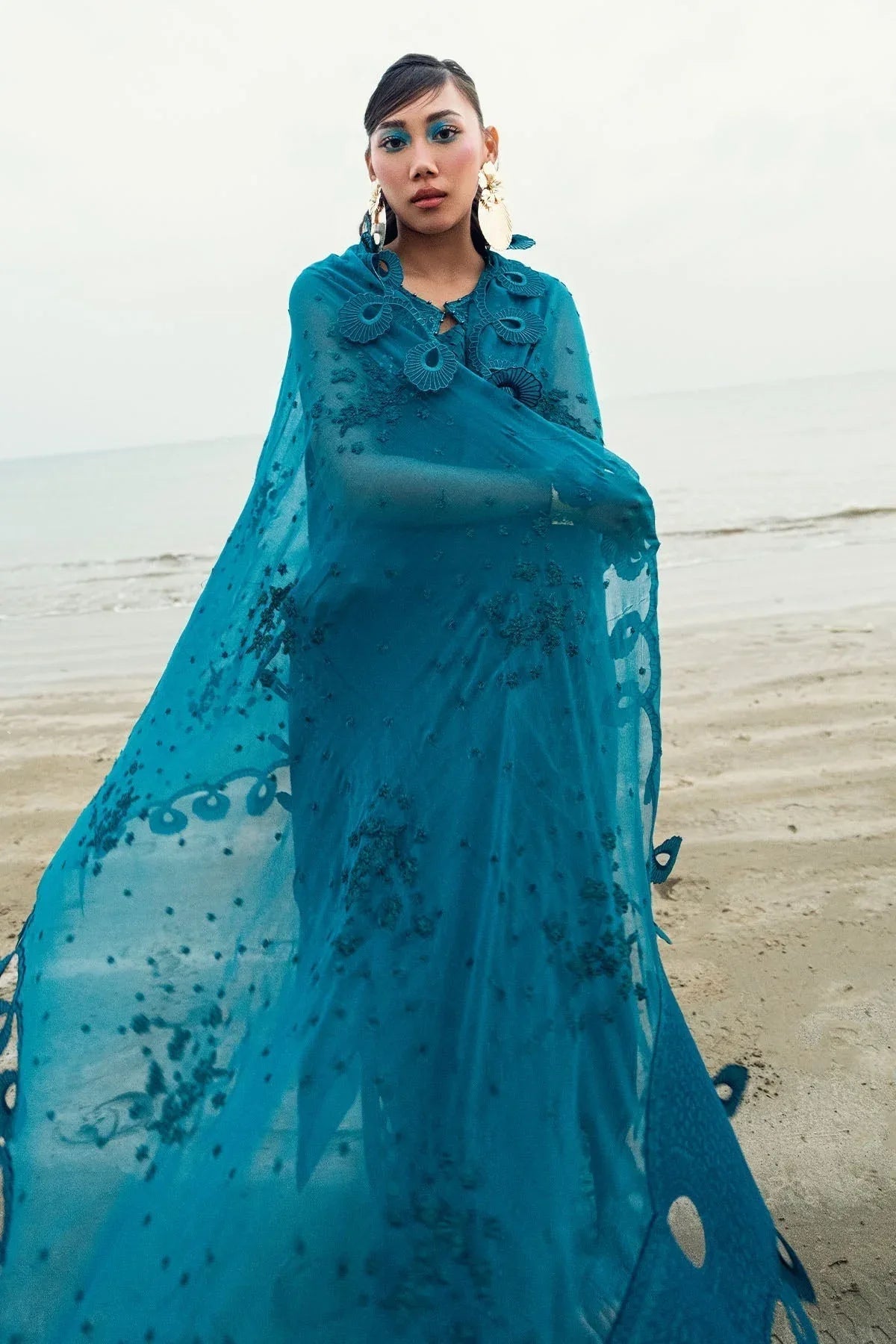 Nureh | Khuwab Luxury Lawn | NE-148 - Aqsa Fabrics