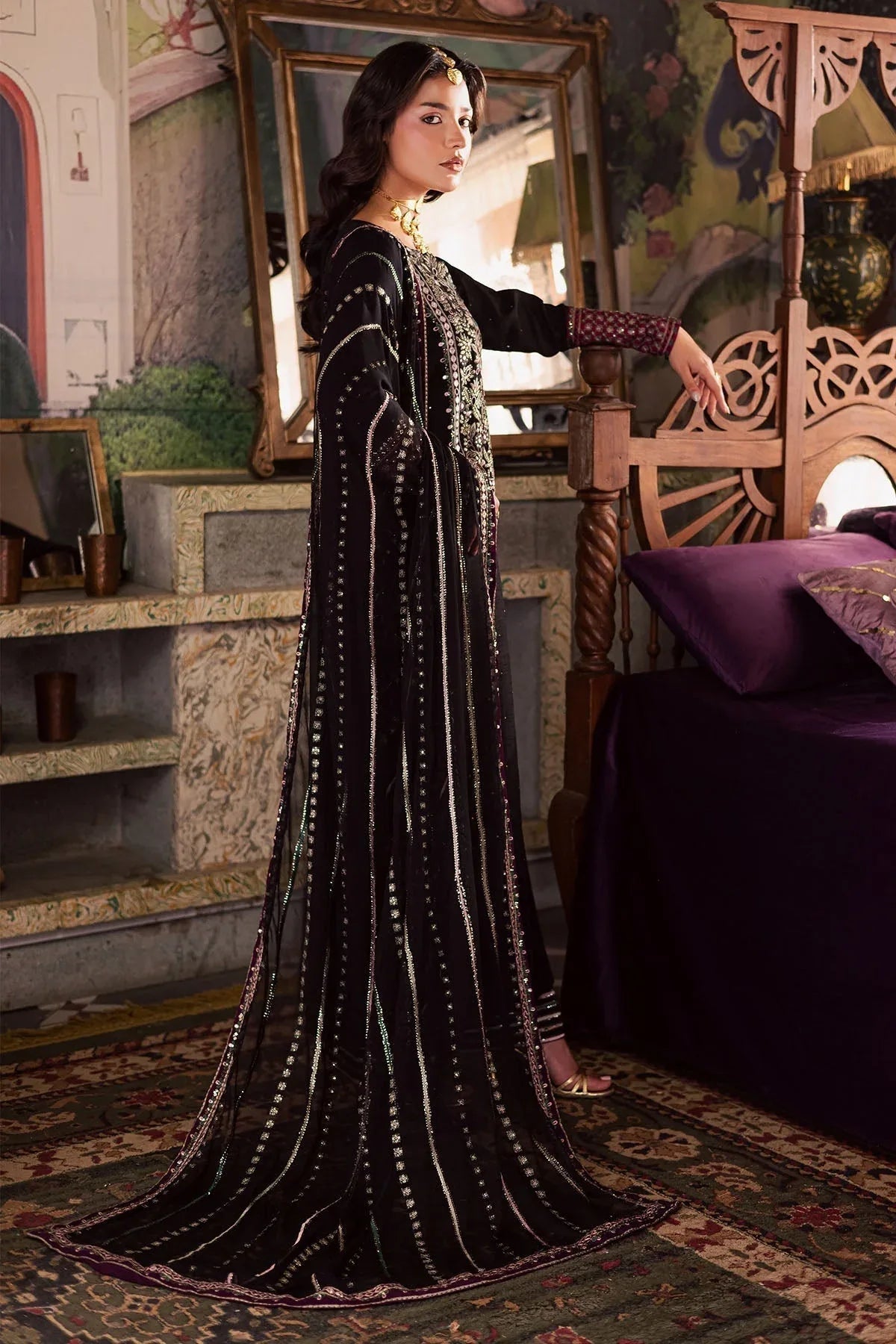 Nureh | Nur Mahal | NE-197 - Aqsa Fabrics