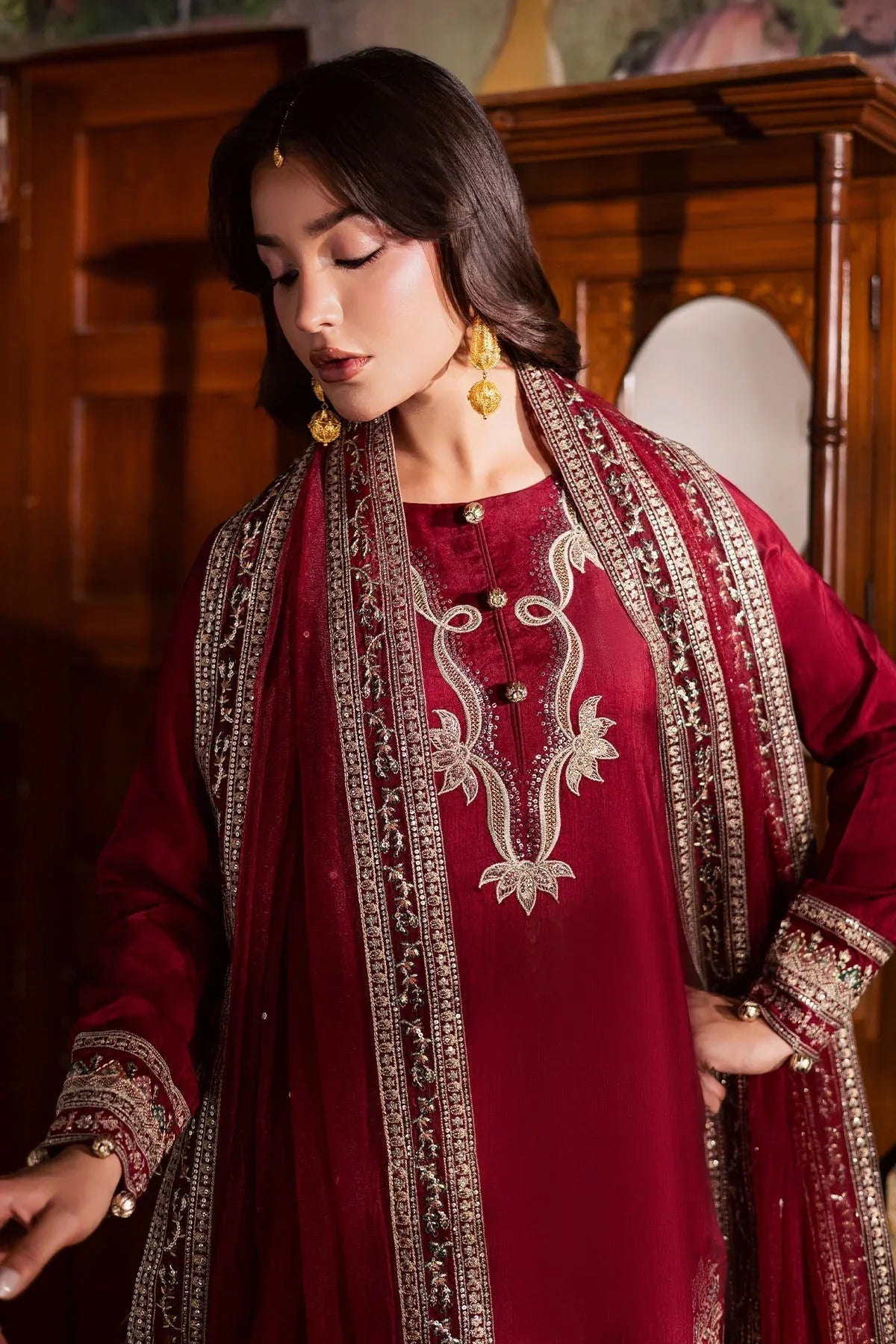 Nureh | Nur Mahal | NE-193 - Aqsa Fabrics