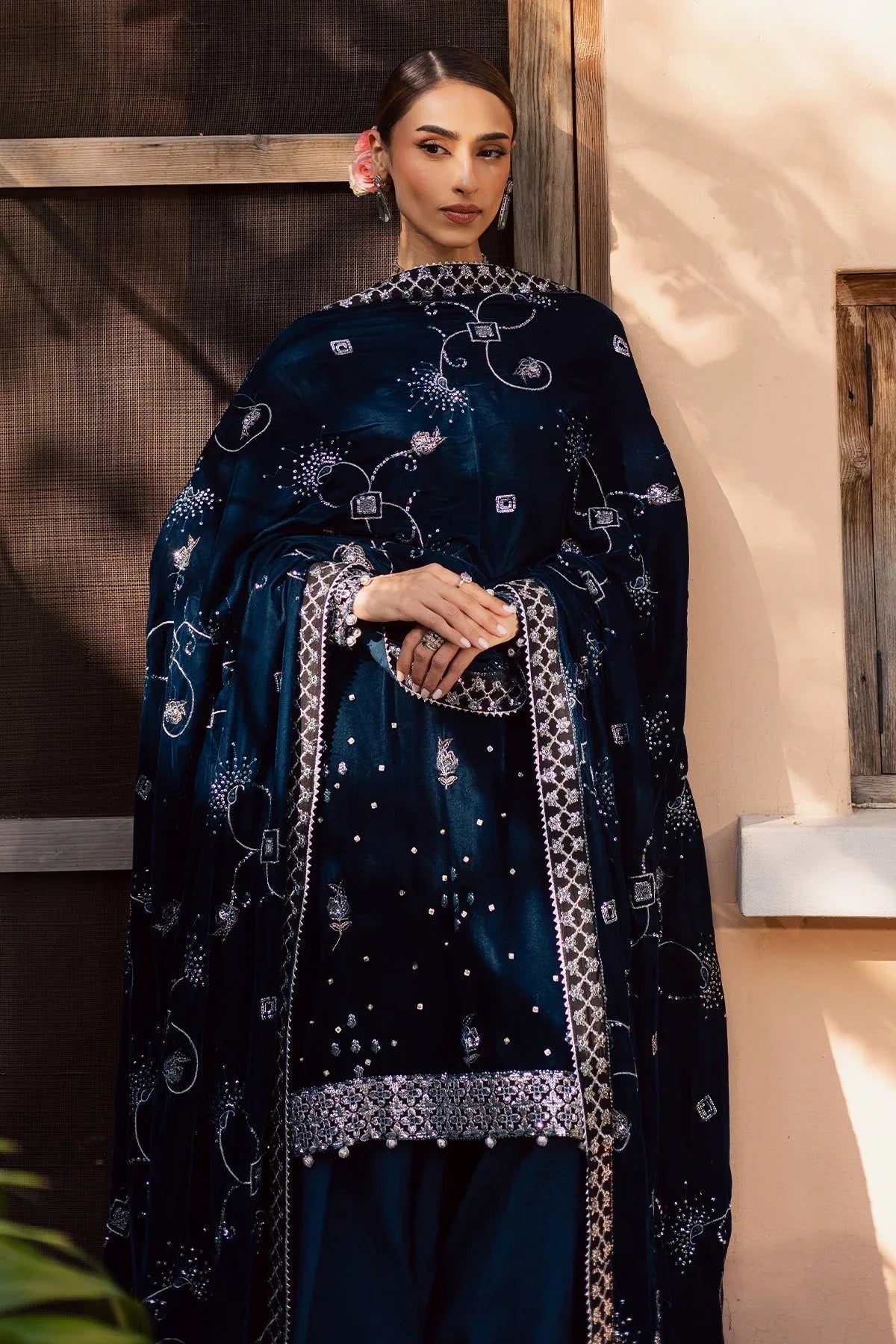 Nureh | Maya Velvet | NW-114 - Aqsa Fabrics