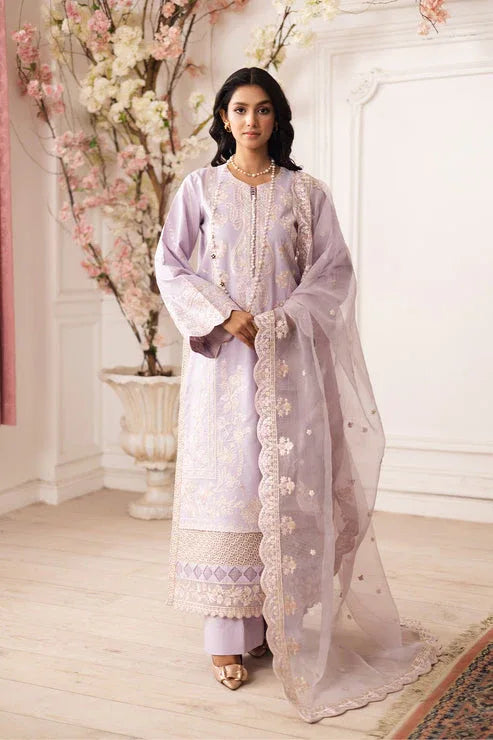 Maryum N Maria | Mira Luxury Lawn | BARAN - FS50097 - Aqsa Fabrics
