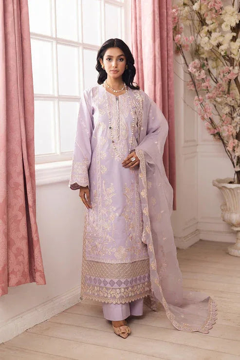 Maryum N Maria | Mira Luxury Lawn | BARAN - FS50097 - Aqsa Fabrics