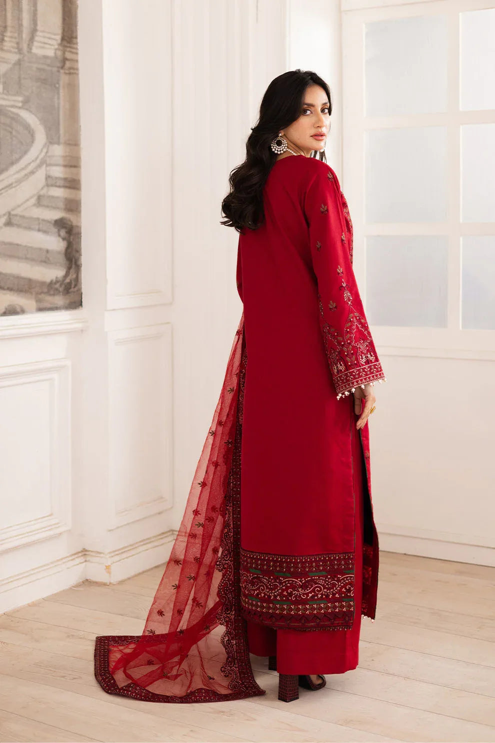 Maryum N Maria | Mira Luxury Lawn | GULMAR - FS50100 - Aqsa Fabrics