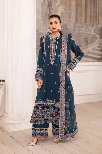 Maryum N Maria | Mira Luxury Lawn | FIROUZEH - FS50101 - Aqsa Fabrics