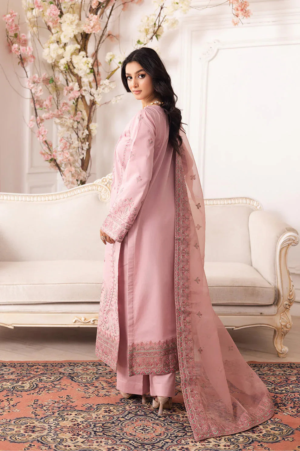 Maryum N Maria | Mira Luxury Lawn | MEHAR - FS50102 - Aqsa Fabrics