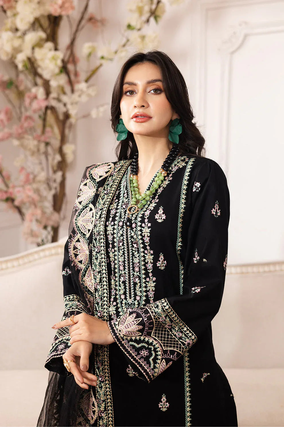Maryum N Maria | Mira Luxury Lawn | SARA - FS50103 - Aqsa Fabrics