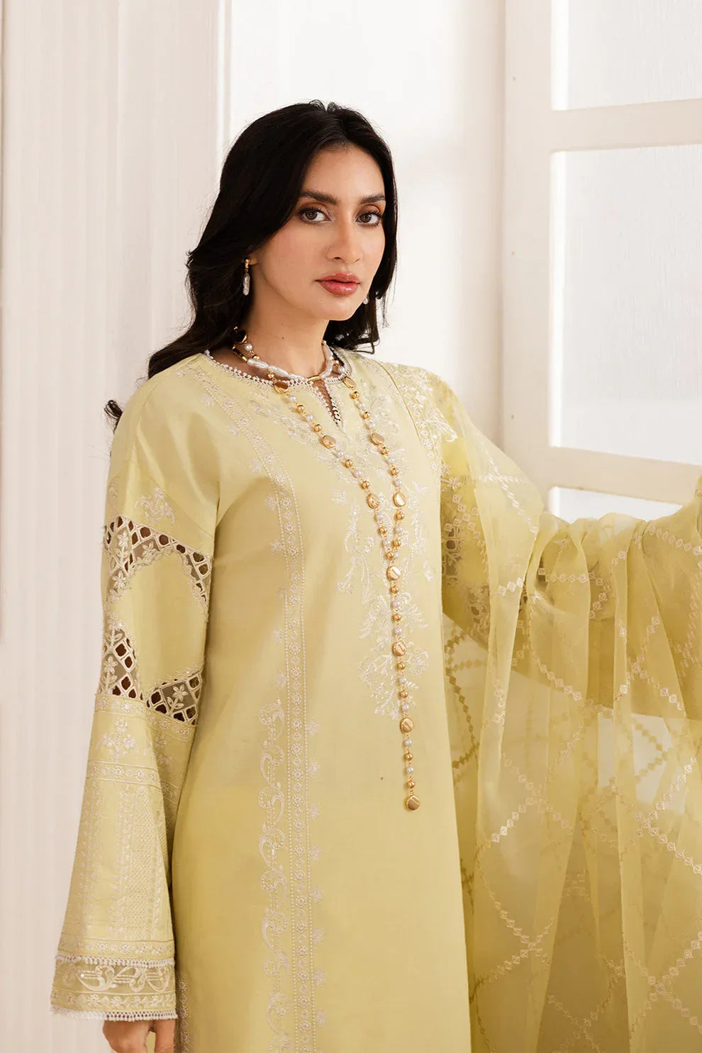 Maryum N Maria | Mira Luxury Lawn | HAYAT - FS50104 - Aqsa Fabrics