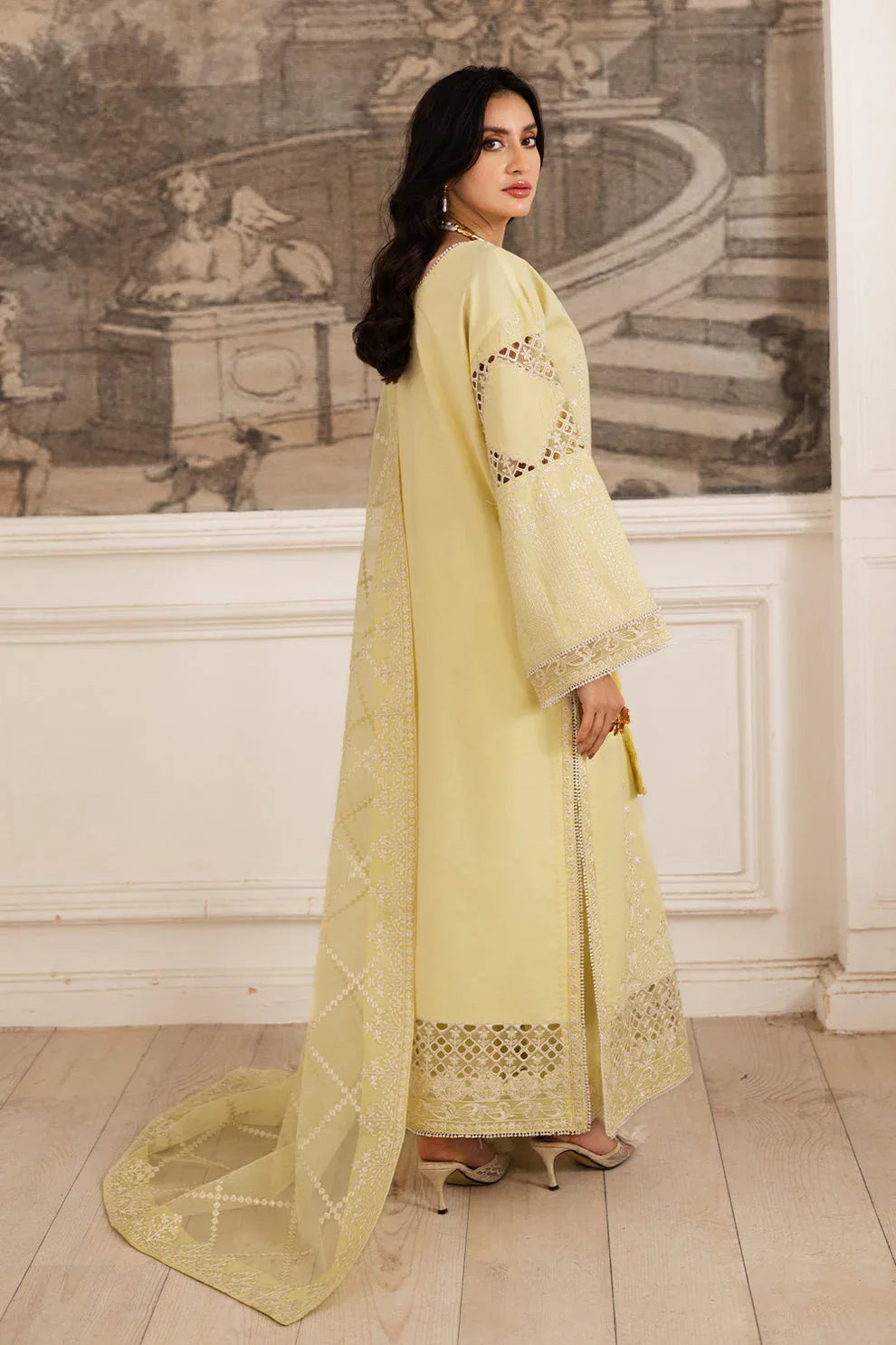 Maryum N Maria | Mira Luxury Lawn | HAYAT - FS50104 - Aqsa Fabrics