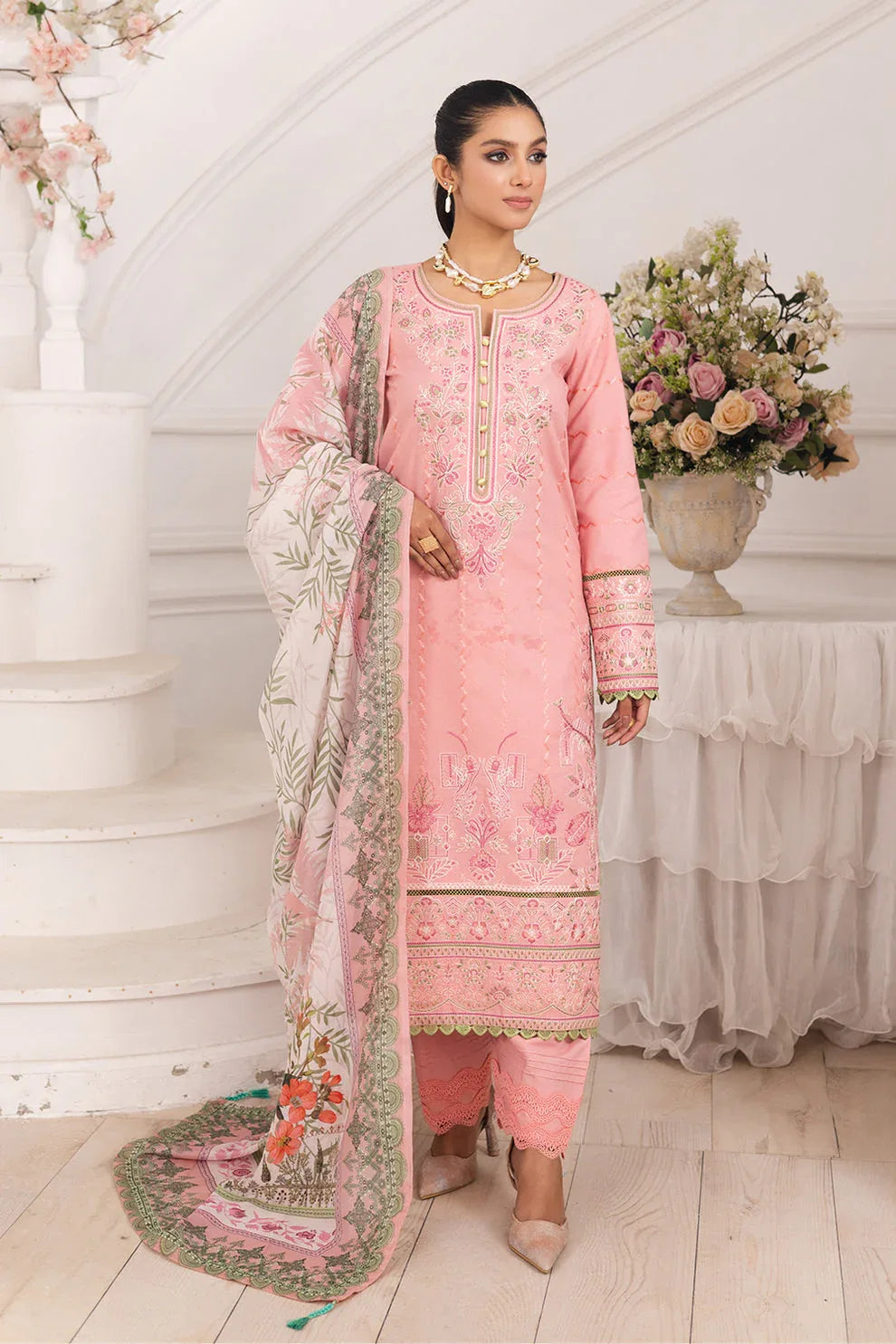 Maryum N Maria | Mira Luxury Lawn | MAHINE - FS50106 - Aqsa Fabrics