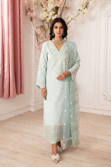 Maryum N Maria | Mira Luxury Lawn | ROBAB - FS50110 - Aqsa Fabrics