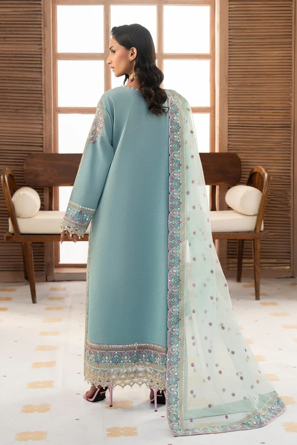 Maryum N Maria | Luxury Lawn 25 | AMANI - MS50110 - Aqsa Fabrics